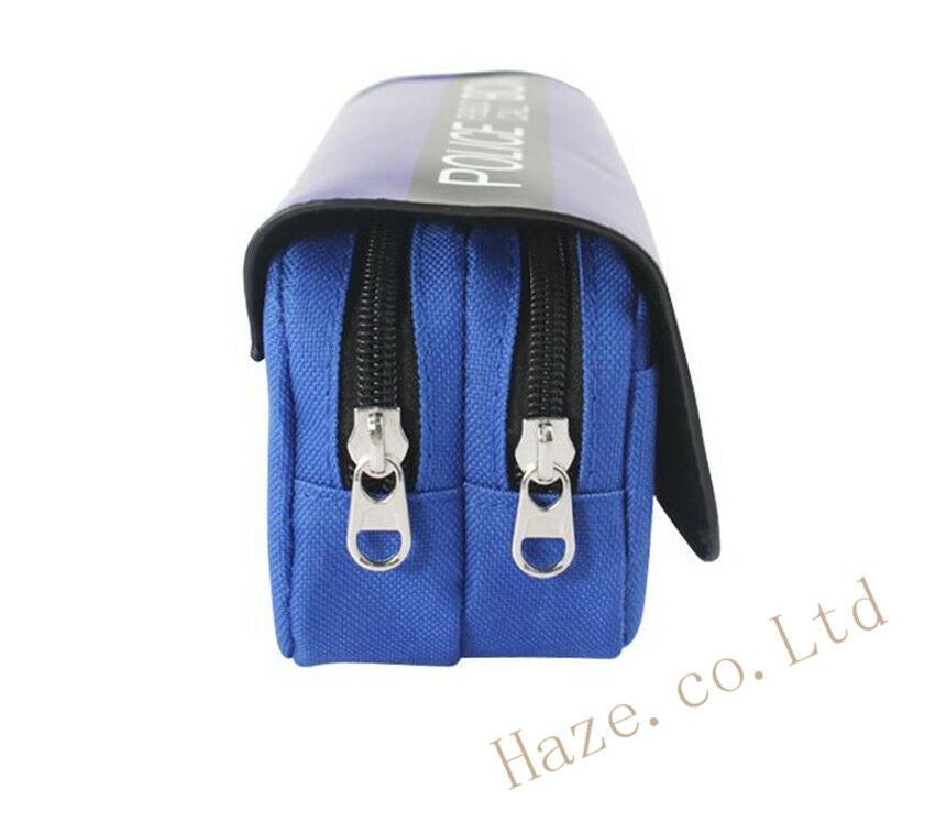 Doctor Who Pupil Pencil Bag Double layer Coin Bag Portable Cosmetic Pouch
