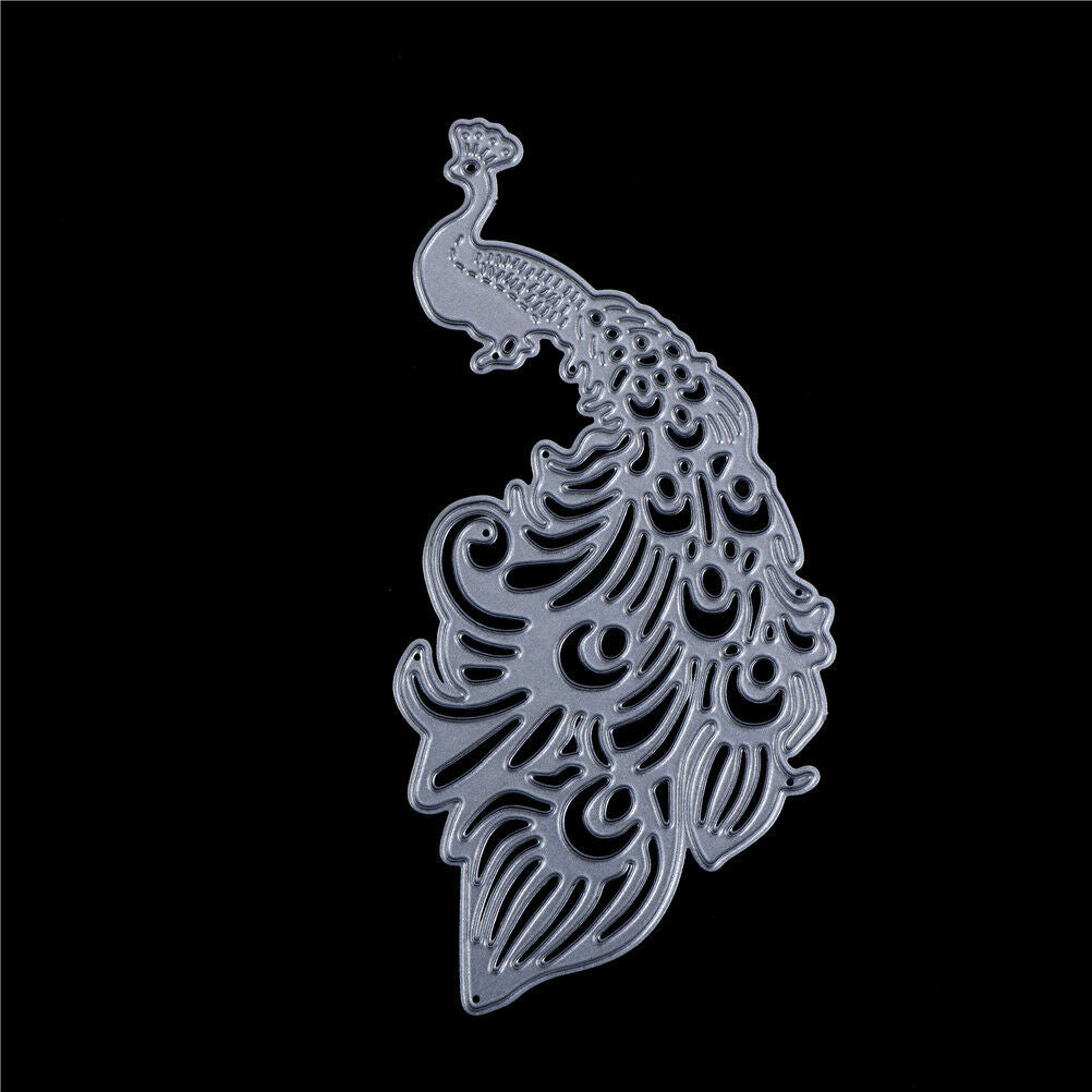 Lovely Peacock Cutting Dies Stencils Scrapbooking Album Embossing Paper Carh Rf