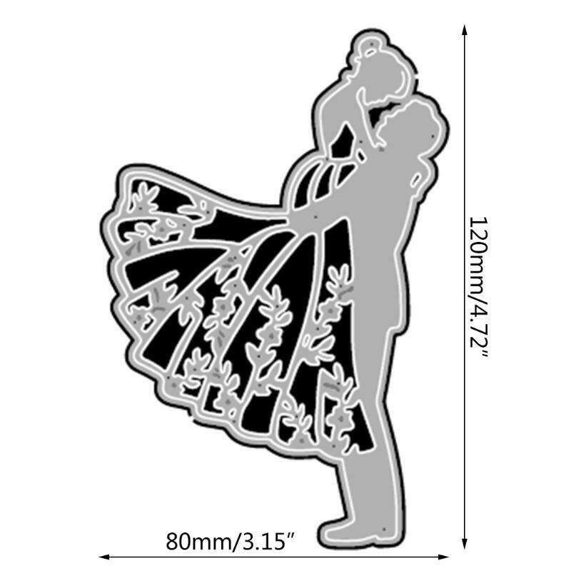 Happy Wedding Cutting Dies Stencil DIY Scrapbooking Embossing Paper Card Decor
