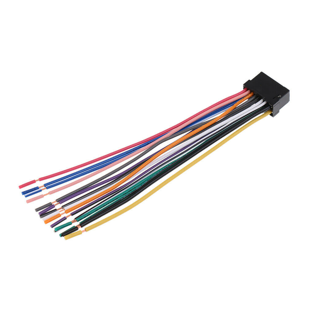 2X 16Pin Car Radio Stereo Speaker Wire Harness Plug for  CDA-9887