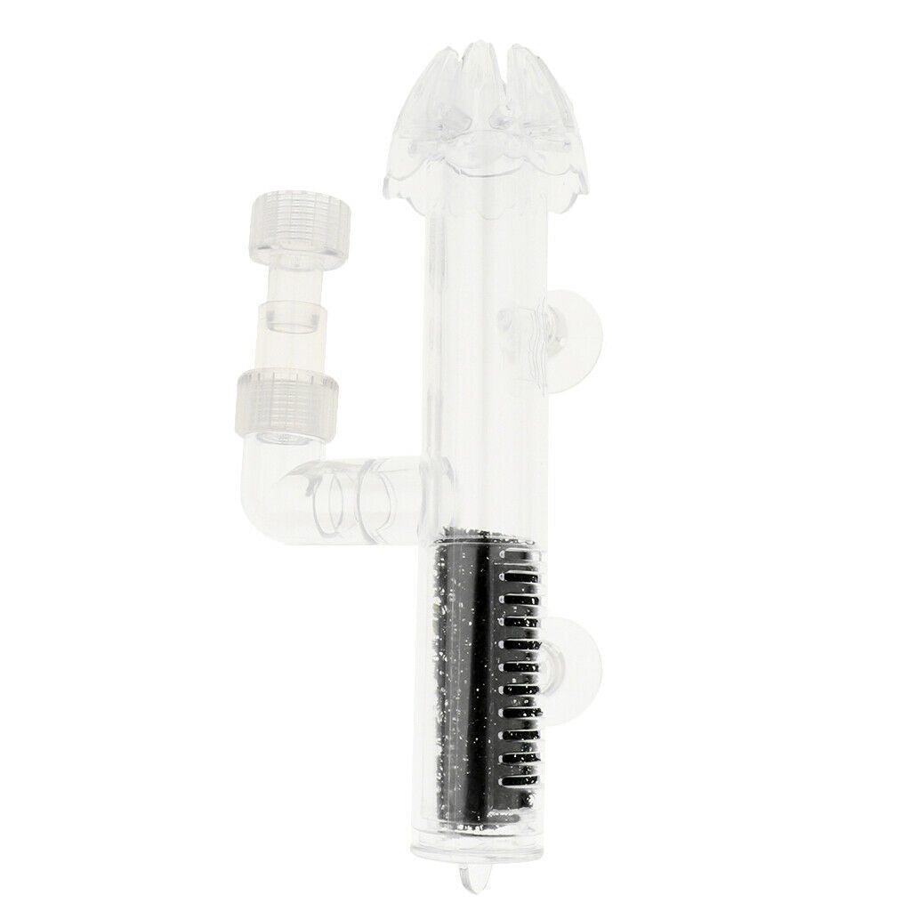 Aquarium Plant Grass Tank Plastic Surface Oil Skimmer Inflow Outflow Tube