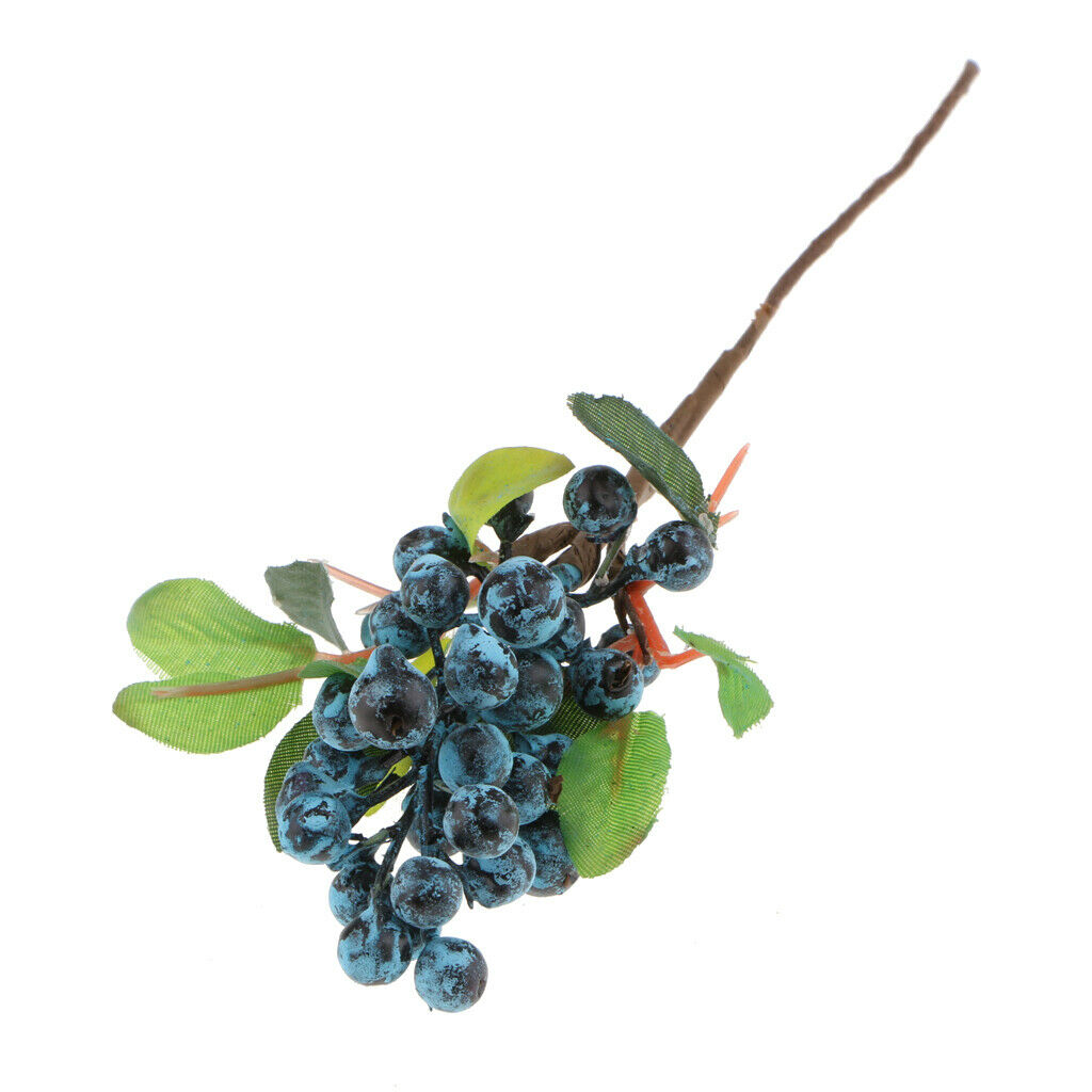10Pcs Vivid Artificial Flowers Christmas Fruit Berries Plants For Wedding Home
