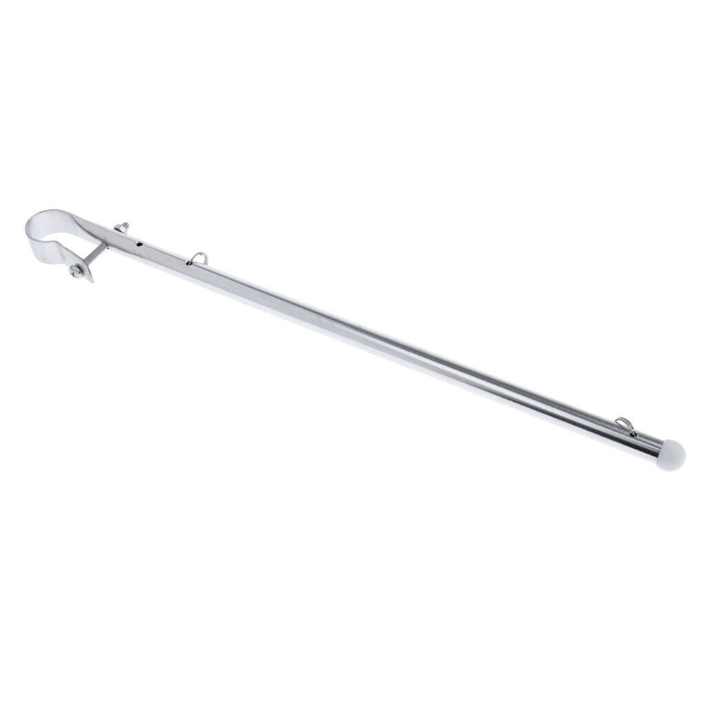 15-1/2 inch Heavy Duty Stainless Steel Anti-Winding Flag Staff Pole Rod for