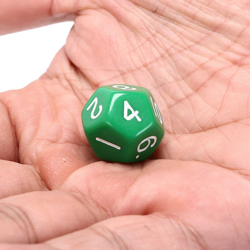 1pc acrylic 12 sided die multiple sided dice for funny party club playing gY1