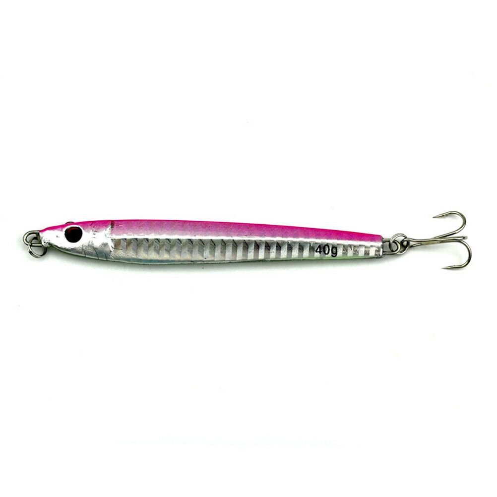5X40g Fishing leurre Natural Lead Casting Jig Metal Slice Fishing Lures B.$l BD