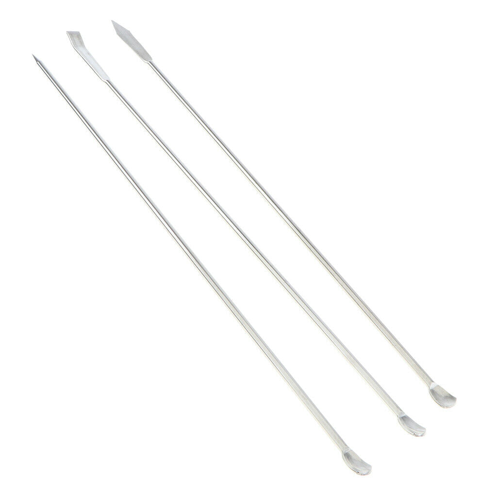 Set Of 3 Stainless Steel Micro Lab Spoon/ Scoop Lab Spatula Lab Supplies