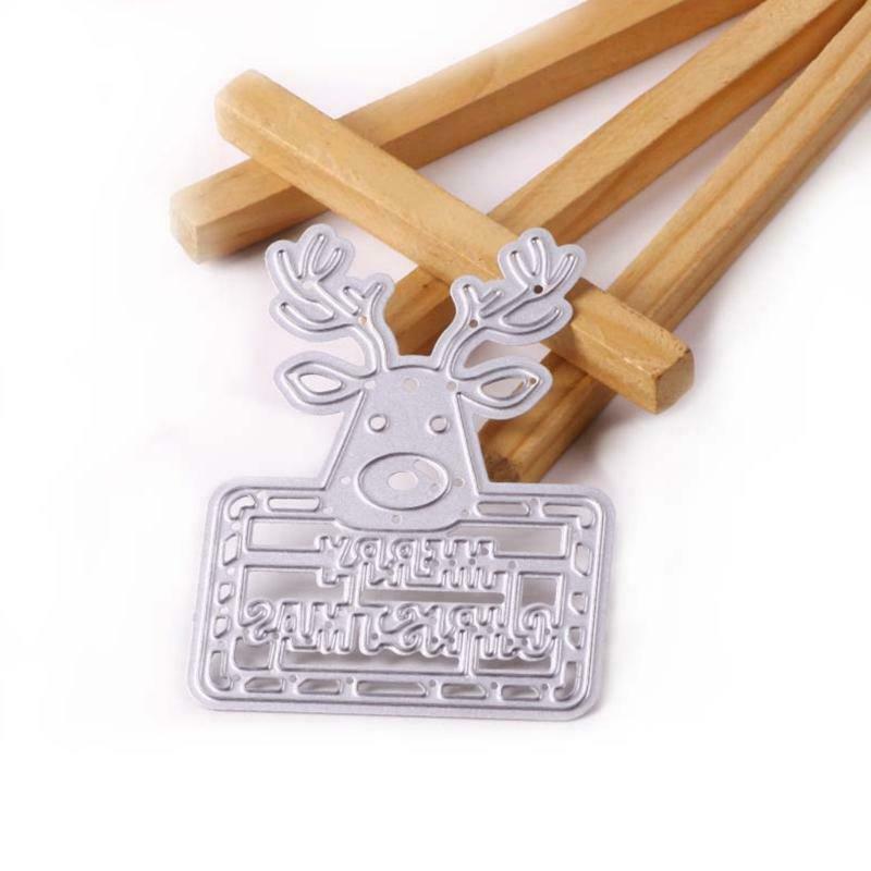 Deer Sign Metal Cutting Dies Stencil DIY Scrapbook Album Paper Card Template