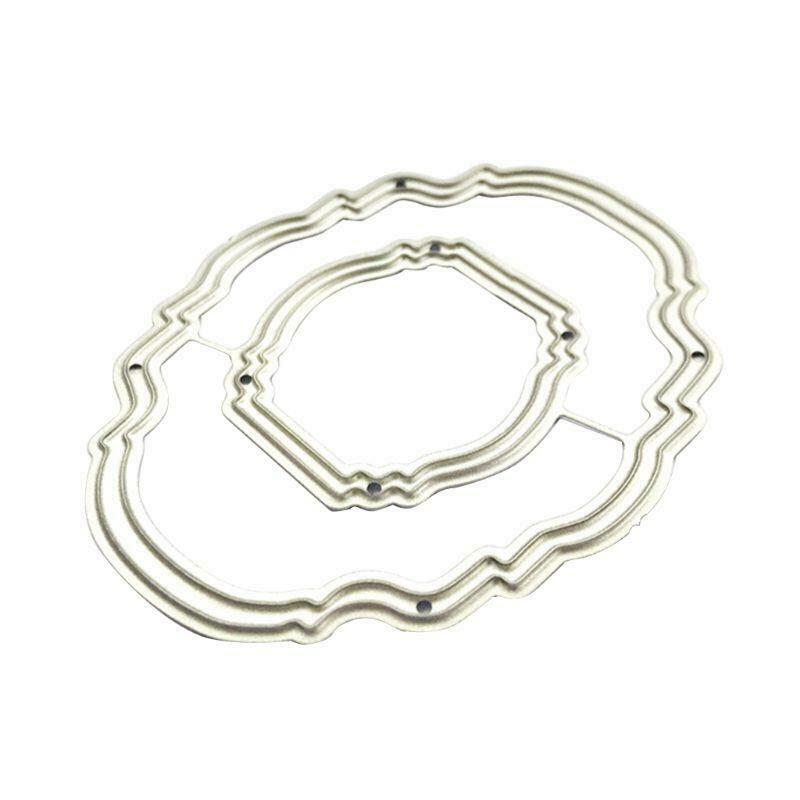 Frames Metal Cutting Dies Stencil Scrapbooking DIY Album Stamp Paper Card Emboss