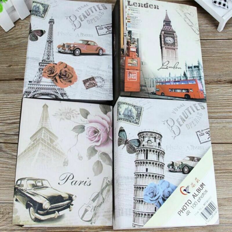 4"x 6" 100 Photos Album Storage Family Wedding Memory Picture Film Book Gifts
