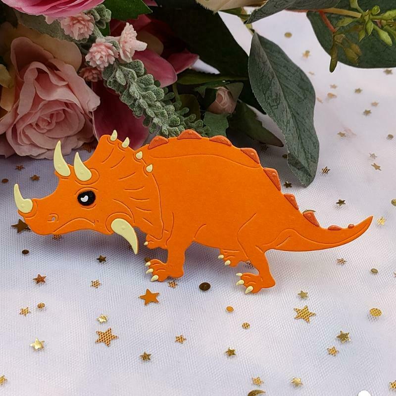 Triceratop Metal Cutting Dies Stencil DIY Scrapbooking Album Paper Card