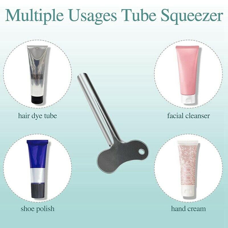 12 Metal Tube Squeezer Toothpaste Squeezer Metal Tube Roller Paint Squeeze GS7J1