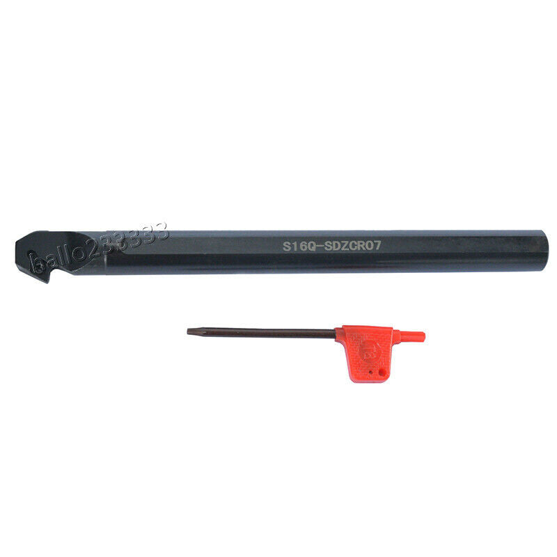 93° S16Q-SDZCR07(16×180mm)Internal Lathe Boring Bar Turning Tool For DCMT0702