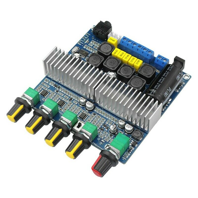 TPA3116D2 DC12V-24V Bluetooth 4.2 Subwoofer Audio Amplifier Board 2.1 Channel G6