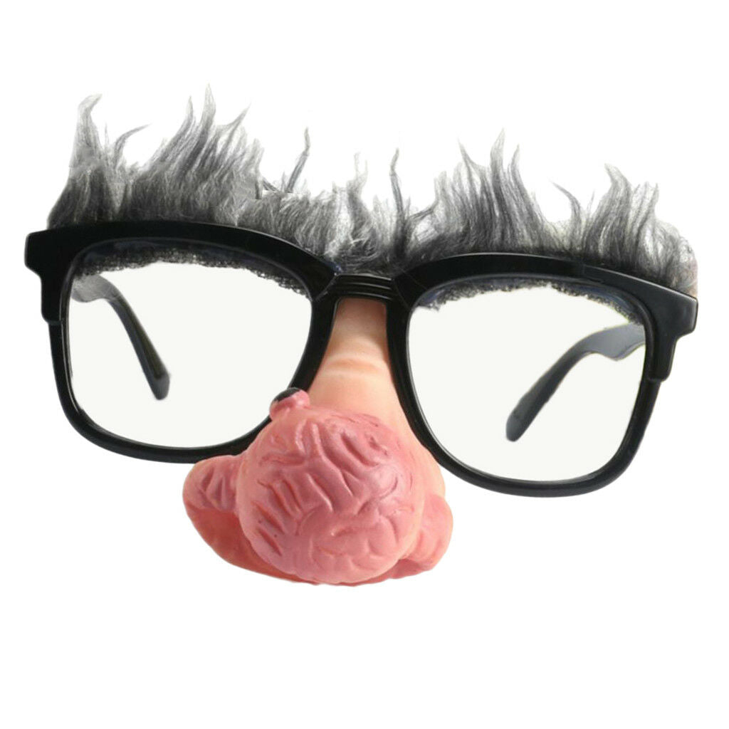 Novelty Big Nose Old Man Sunglasses Party Dress Up Photo Props Kids Adults