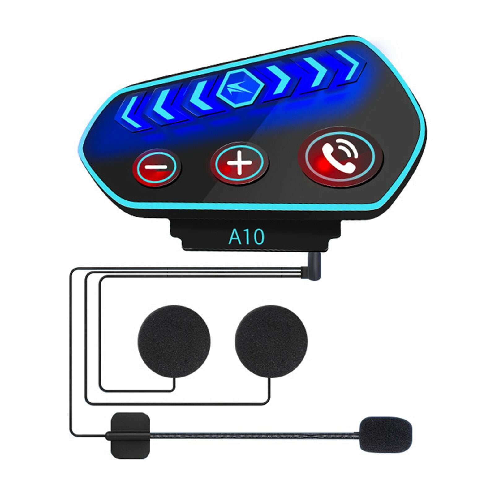 2021 Motorcycle Helmet Headset Wireless Bluetooth Headphone Hands-Free