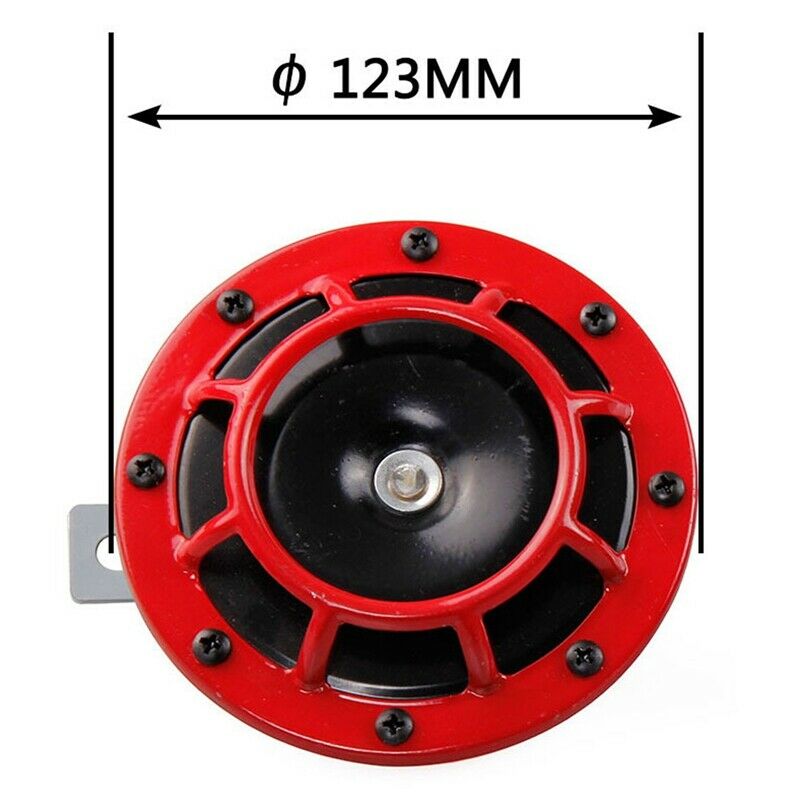 4X(2PCS Car Horn 12V Motorcycle Modification 140DB Horn Grille Universal I3F3)