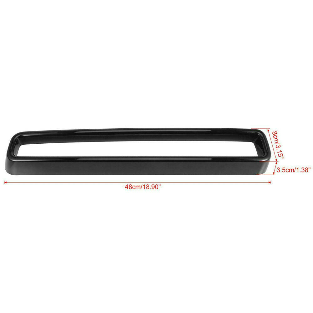 2Pcs Black Front Grill Grille Inserts Cover Trim for Dodge Challenger 2015-2020