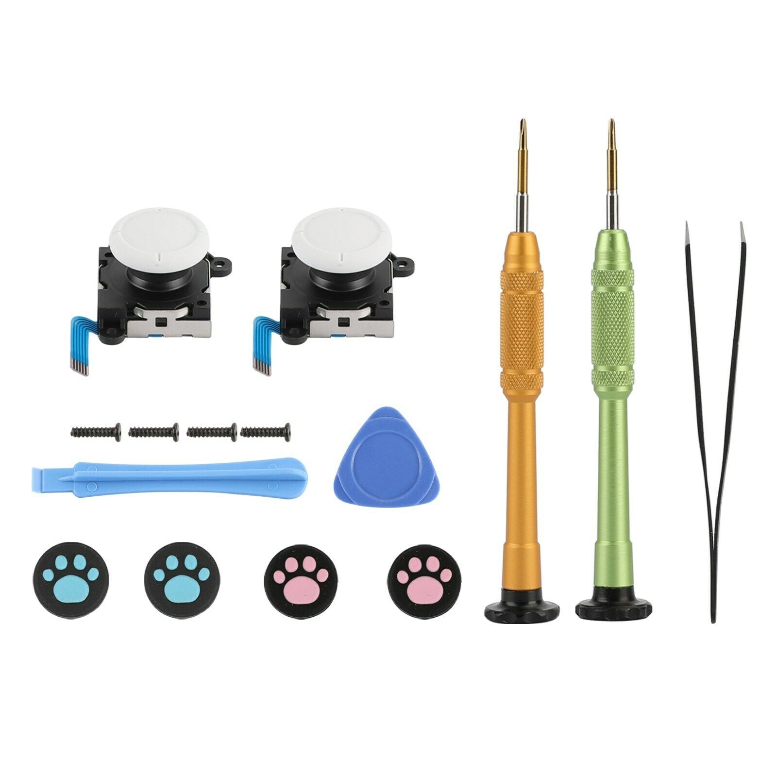 15 in 1 Repair Stick+Tool Joystick Thumb Stick Replacement Fit For Switch Lite