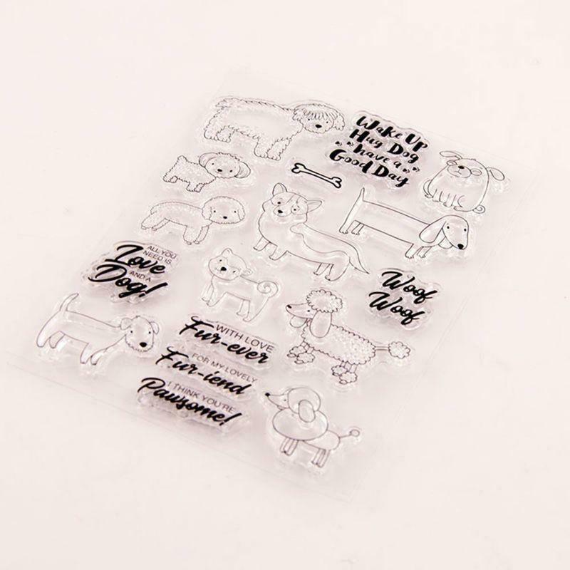 Sheep Seal Stamp with Cutting Dies Stencil Set DIY Scrapbooking Embossing Photo