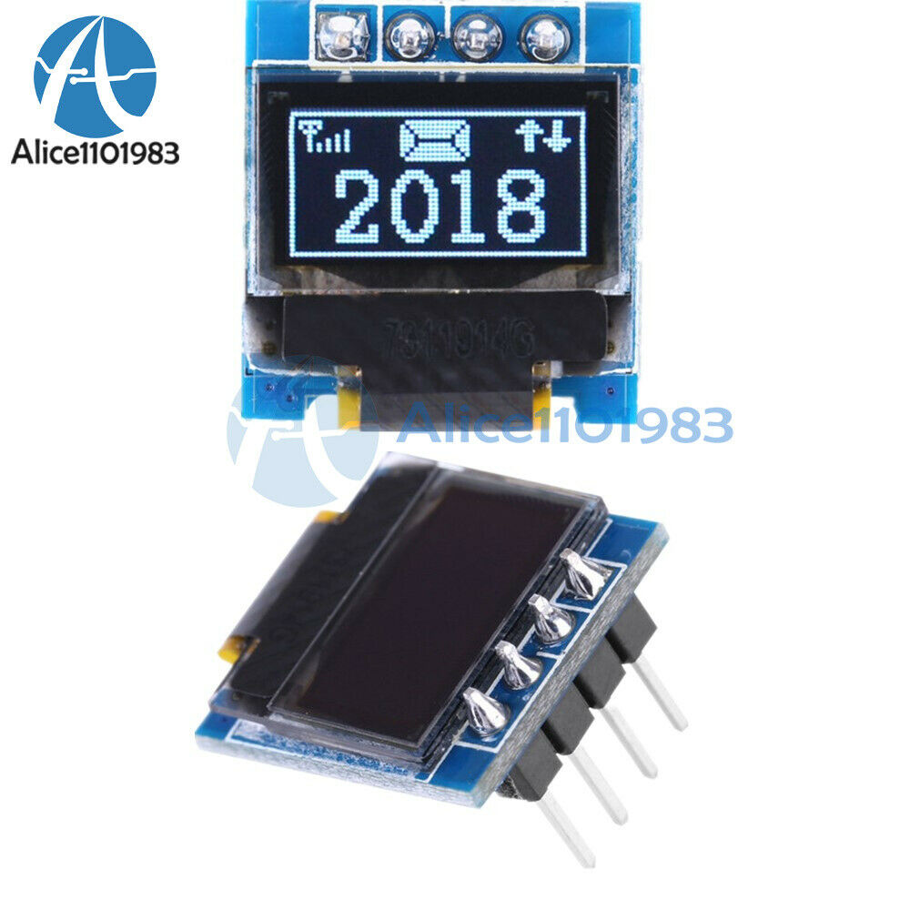 0.49" inch OLED Display White Screen Module SSD1306 64x32 I2C IIC For Arduino