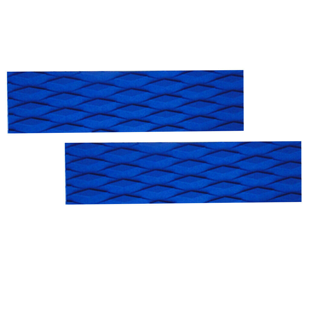 6 Pieces Diamond Grooved EVA Surfboard Surf Traction Pad Deck Grip Tail Pad