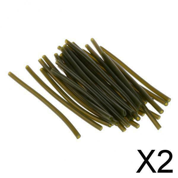 2X Plactic Sleeves - Carp Bream Tench Barbel Coarse Fishing Blackish Green