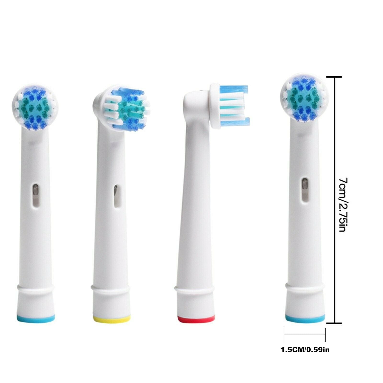 Cross Action Replacement Toothbrush Heads Pack of 4