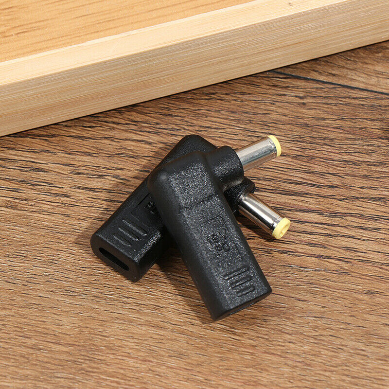 1Pc 90 Degree USB 3.1 Type-C Bus To 5.5*2.5mm DC Power Supply Plug Conver.l8