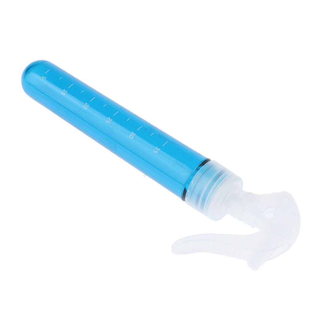 Empty Scale Spray Bottle Salon Hairdressing Plant Water Sprayer 38ml Blue