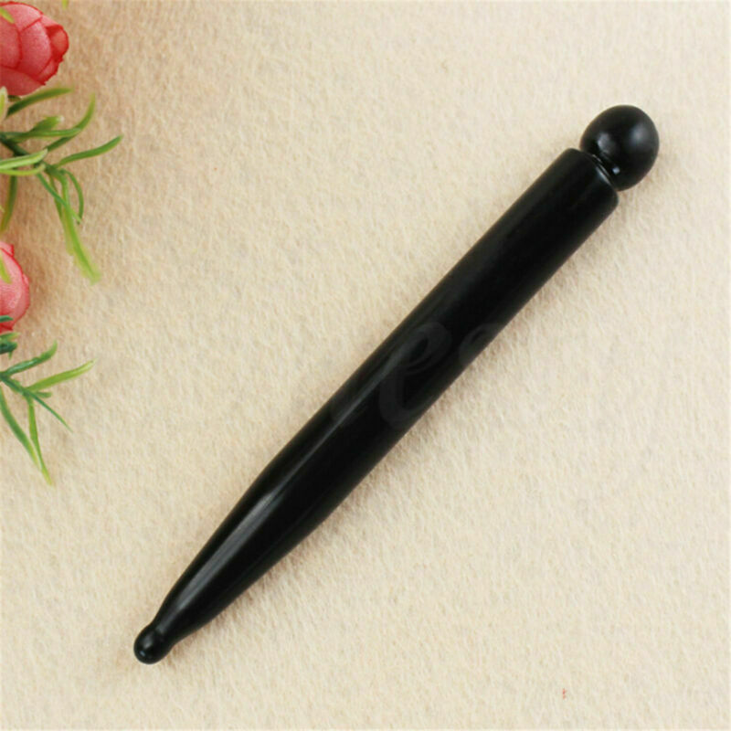 Black Natural Bian Stone Needle Massage Stick Wand Gua Sha Acupoint Acupuncture