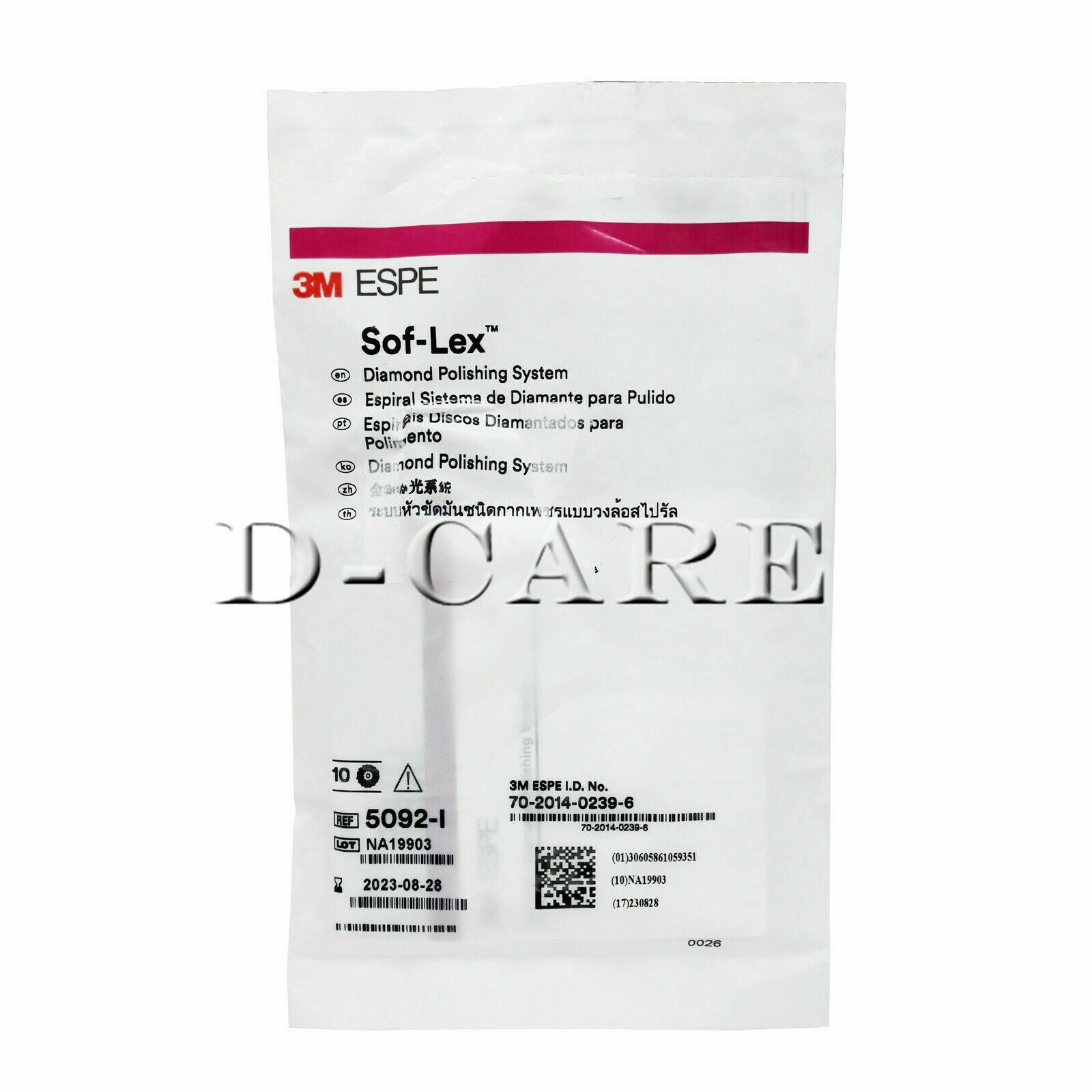 Sof-Lex Spiral Finishing and Polishing Wheels Dental Composite 10pcs/pack DC