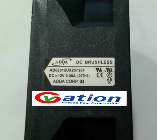 For ADDA AD08012UX257301 Chassis cooling fans 8025 12V 0.3A 3.6W 8CM 3pin