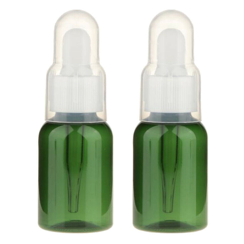 2x 2pcs 35ml Travel Refillable Dropper Bottles Container