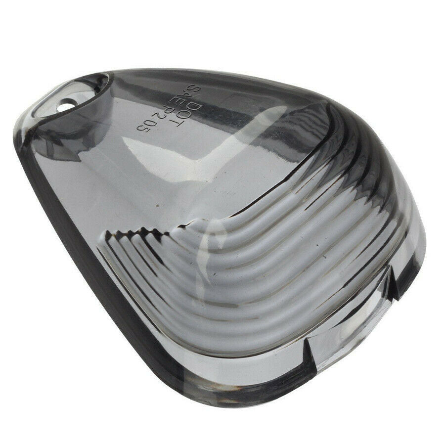 5x Smoke Cab Marker Clearance Cover + Free LED Bulb for Ford F250 F350 F450 F550