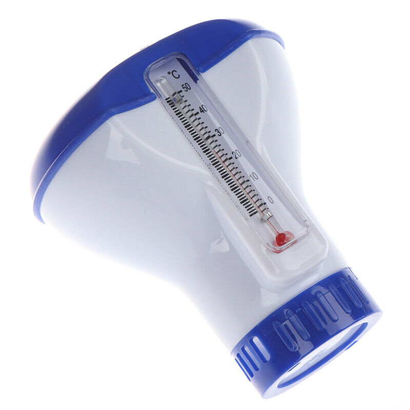 1pc 5 Inch Swimming Pool Floating Chemical Chlorine Dispenser with Thermo.l8