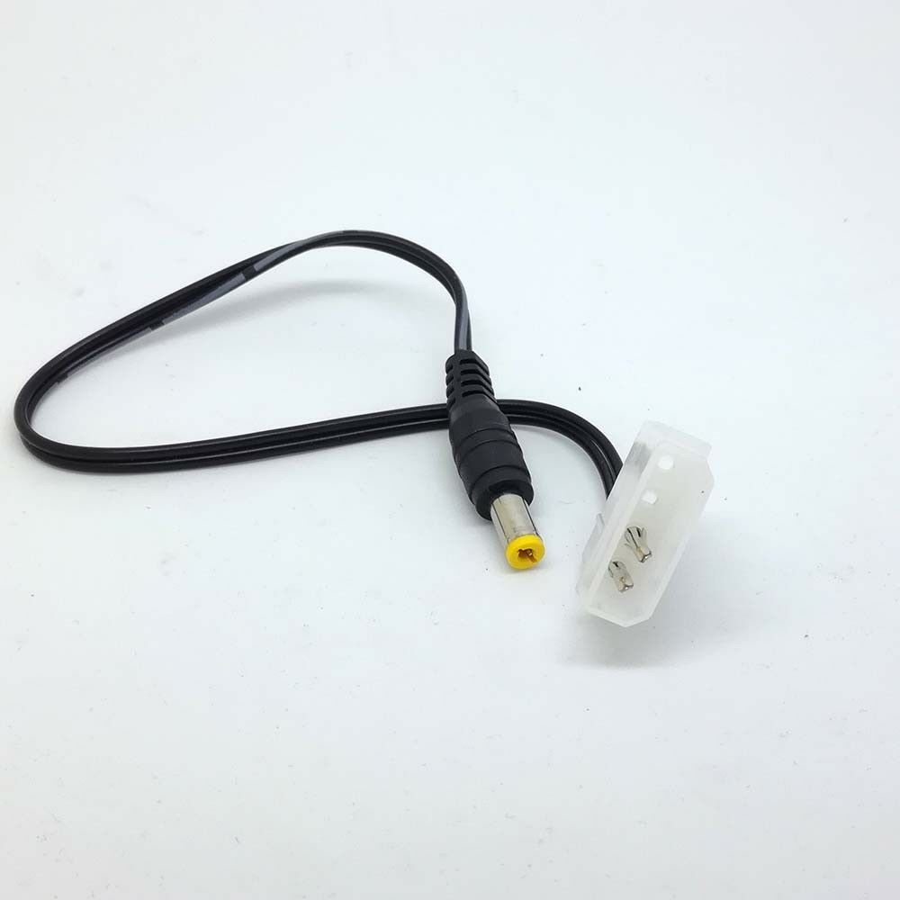 PC 4PIN Molex 5.5mm x 2.1mm DC Power cable 12V/2A  for RGB control box LED tt