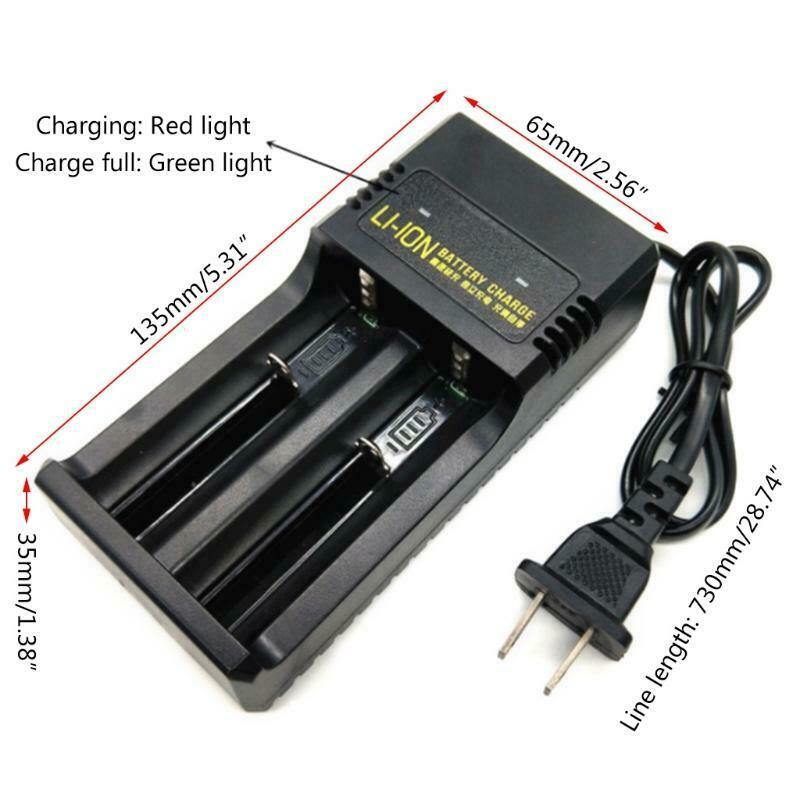 Universal Charger for 18650 Battery 21700 Battery Chargers 110V-240V