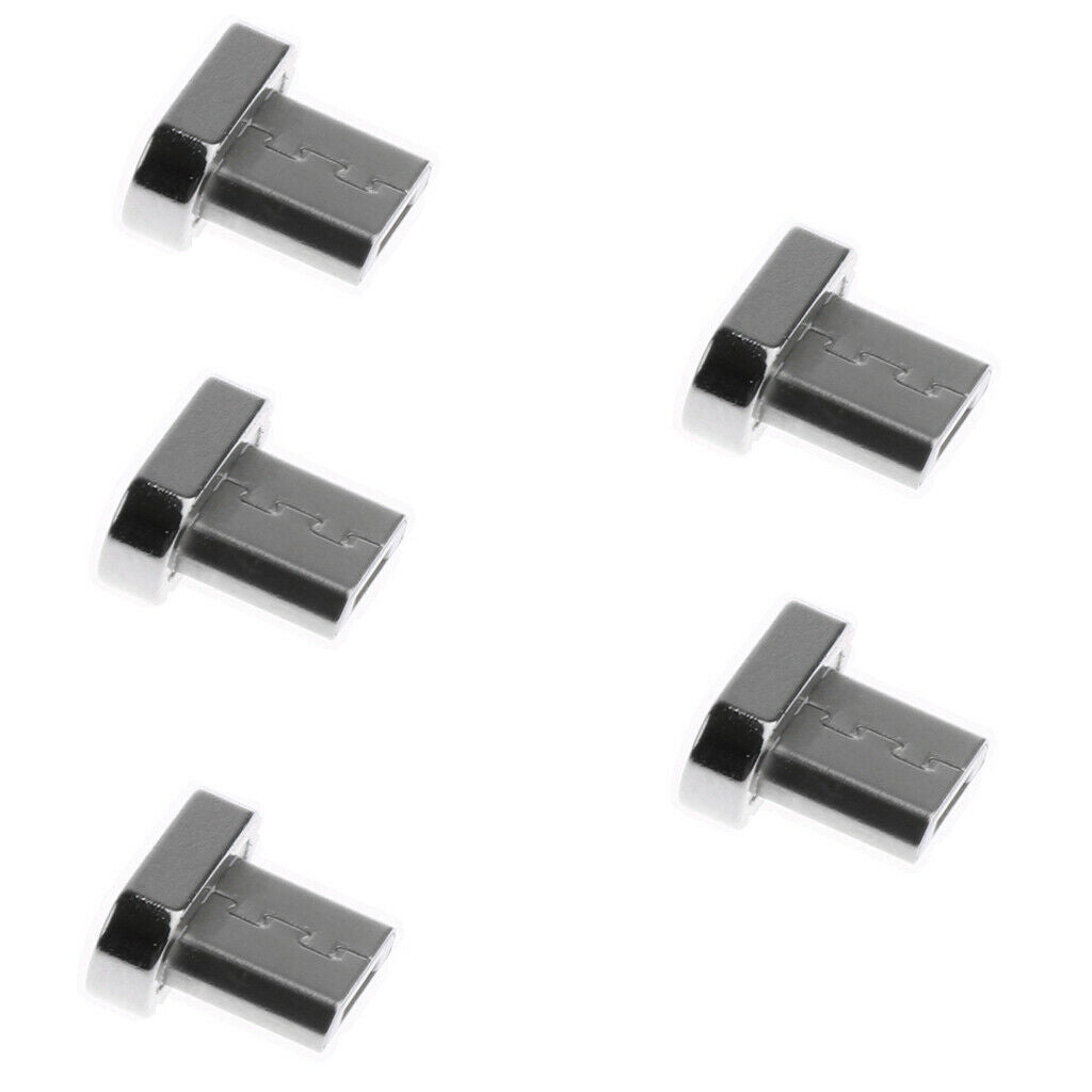 5x Magnetic Tips Micro USB Convert Adapter Connector Head For Android Phones
