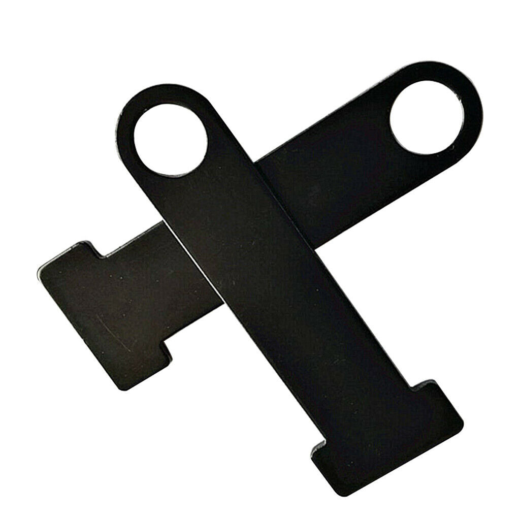2 lot Motorbike Scooter Helmet T Bar Lock Extender for Quick Release Buckle