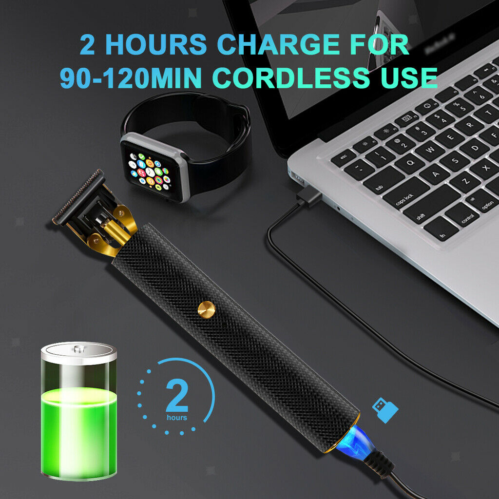 Pro Li T-Blade Electric Cordless Trimmer USB Boys Man's Clipper Household