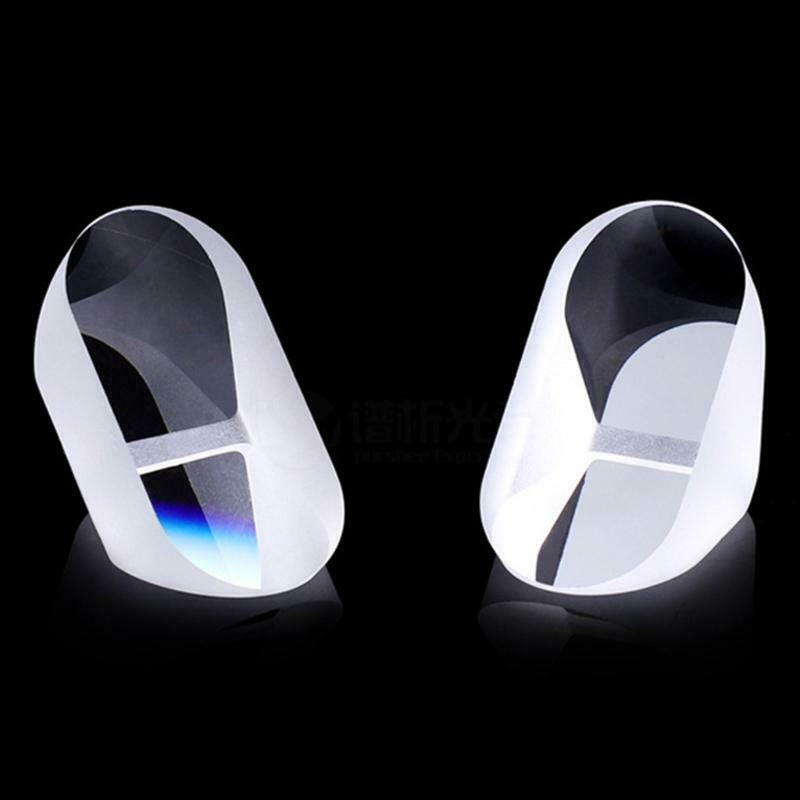 Op-tical Glass Black+White Op-tical Pa-ul Pri-sm for Teaching Science Physics