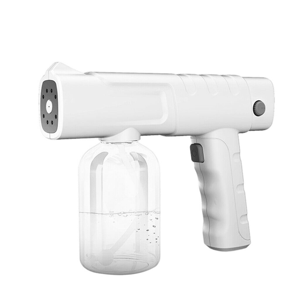 Blue Light Nano Steam Sprayer Spray Gun Car Office Disinfection Fogger 600ml