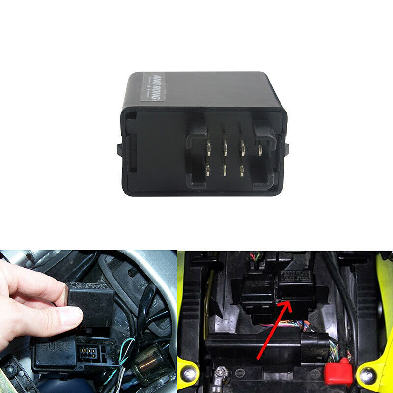 LED Flasher Relay 7 Pin Fit DRZ400S/SM GSXR GSX SV Signal Light BlinkerSJCA