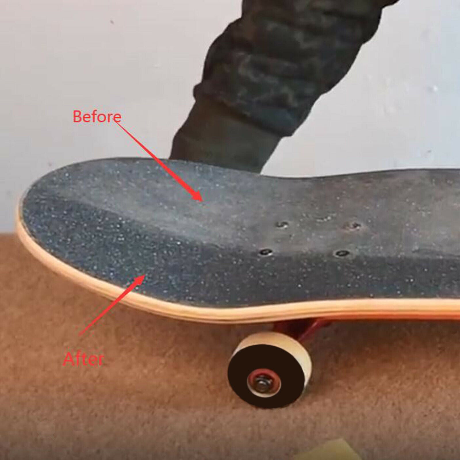 Skateboard Eraser Sanding Belts Debris Remover Eraser Sandpaper Cleaner