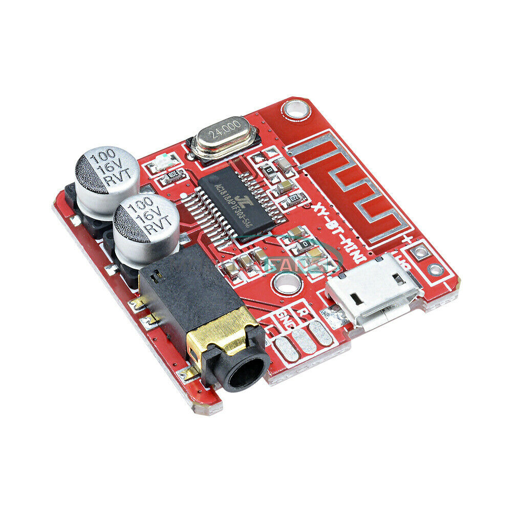 10PCS 3.7V-5V Mini Bluetooth 4.1 Audio Receiver MP3 Decoder Amplifier Board