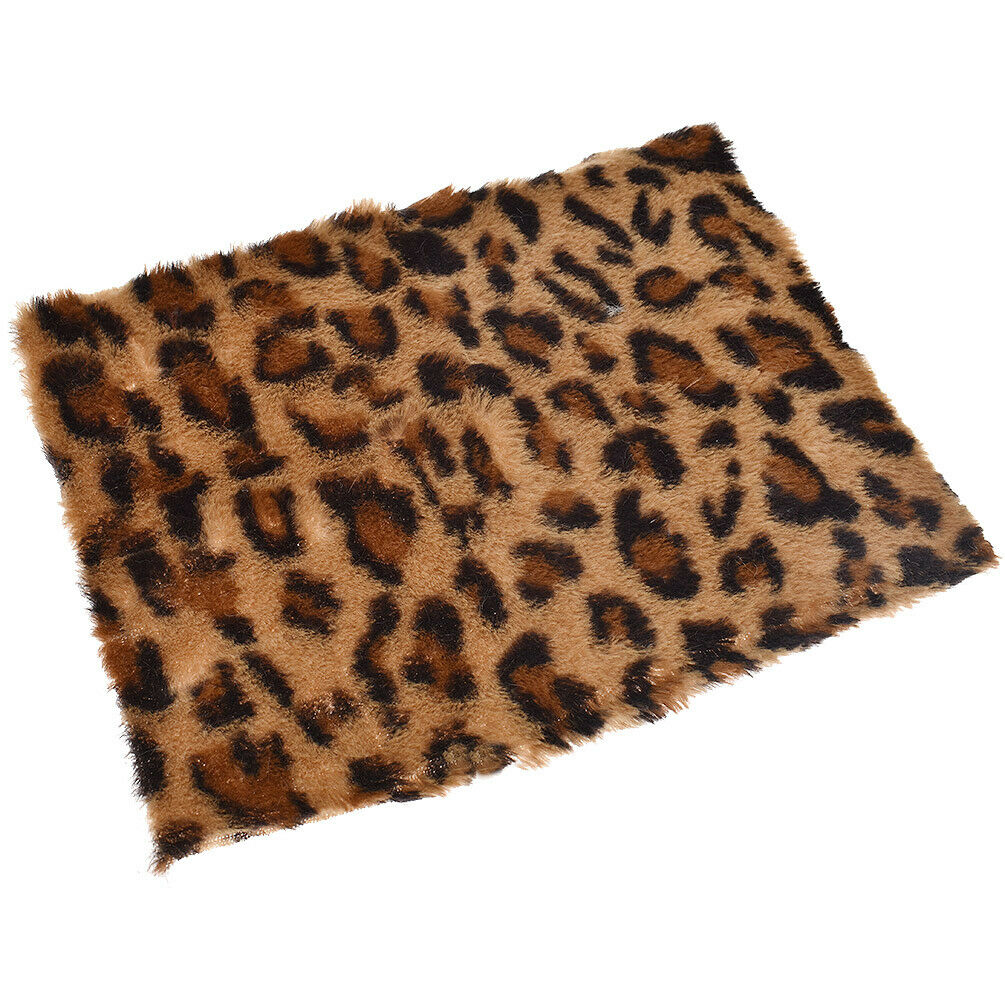 21x29cm Leopard Immitation Fur Fabric Bags Bows Sewing Material  DIY Accessories