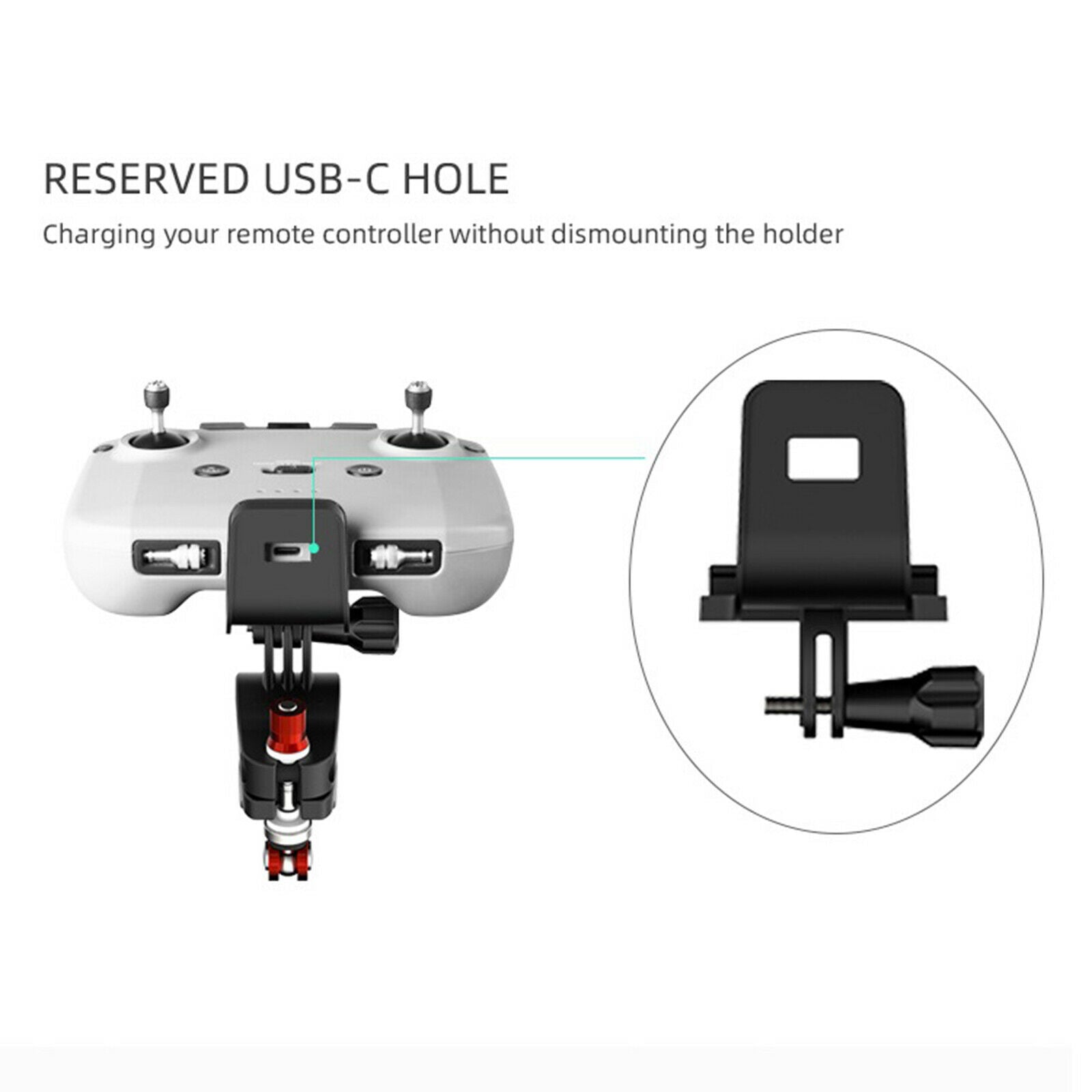 Drone Remote Controller Bike Bracket Clip for Dji Mavic Mini 2 Pro Air 2S