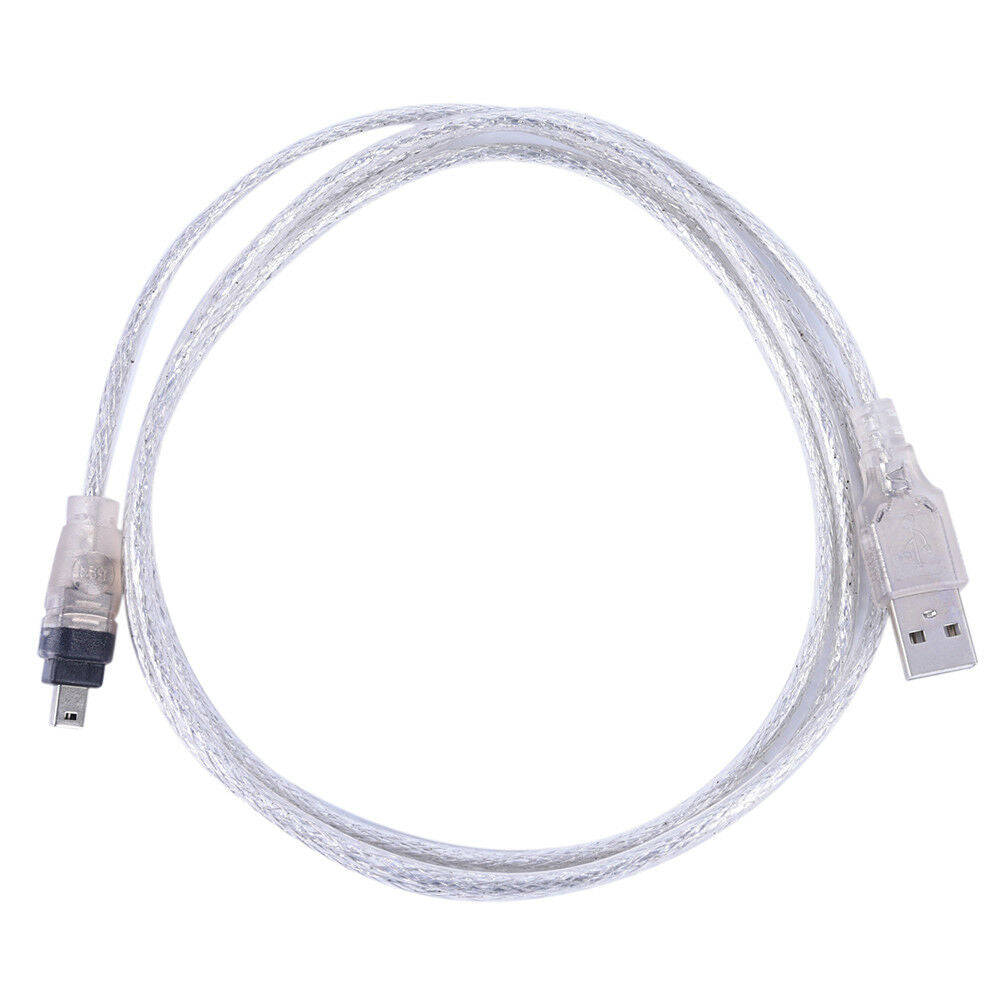 4ft USB 2.0 Male To Firewire iEEE 1394 4 Pin Male iLink Adapter Cable Cor.l8