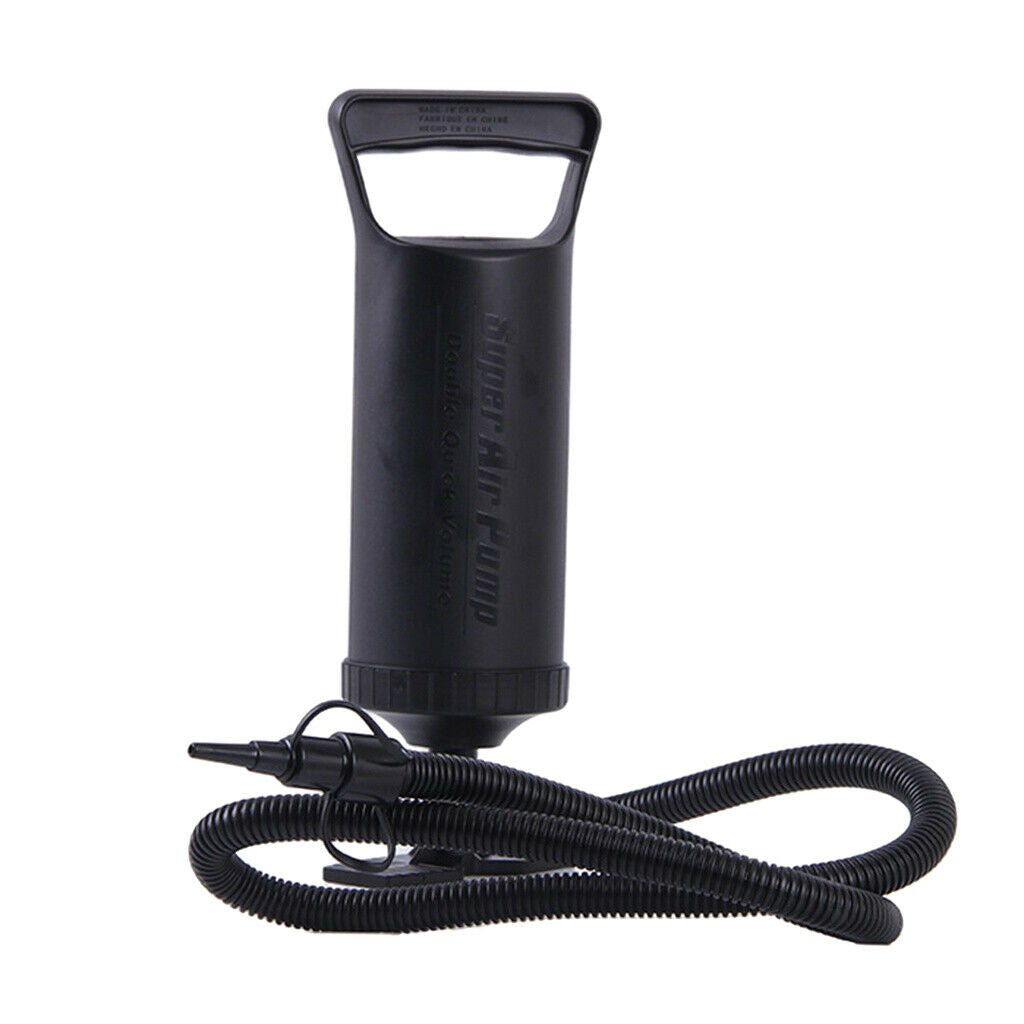 Hand Air Pump Swimming Ring Outdoor Air Mattress Pumping Mini Inflators Black