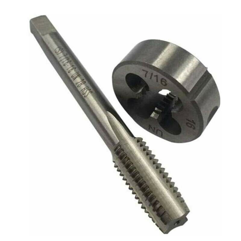 7/16-16UN HSS Tap And Die,UN Machine Thread Tap + UN Round Thread Die Right Hand